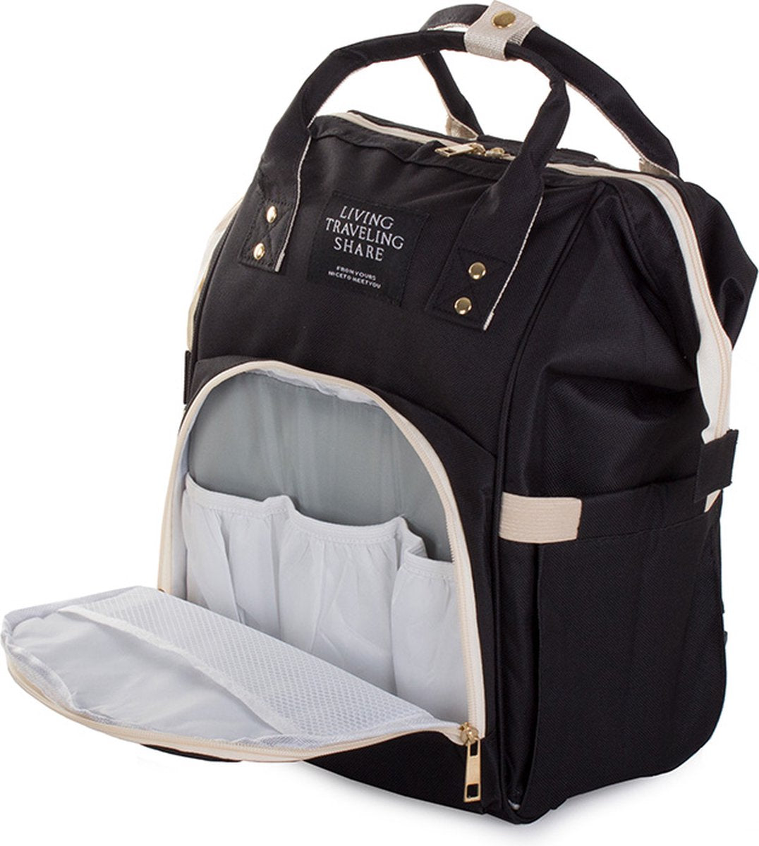 Luiertas - rugzak - verzorgingstas baby - blauw