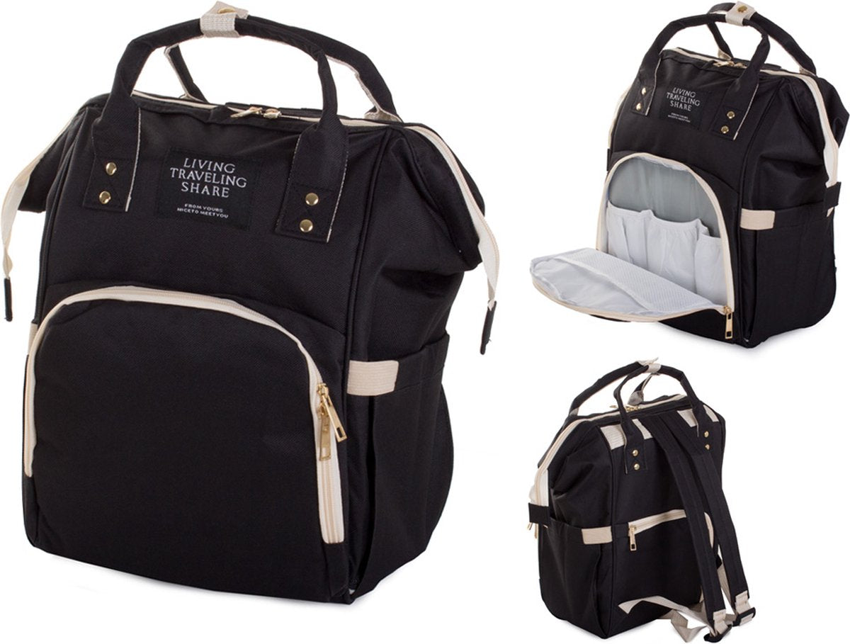 Luiertas - rugzak - verzorgingstas baby - blauw