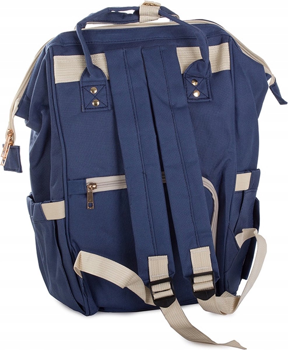 Luiertas - rugzak - verzorgingstas baby - blauw