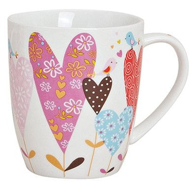 3 x Mok met Hartjes | Liefdevolle Koffiemok