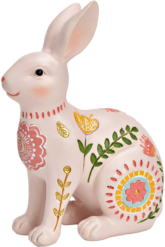 Handbeschilderde Decoratieve Konijnenbeeld