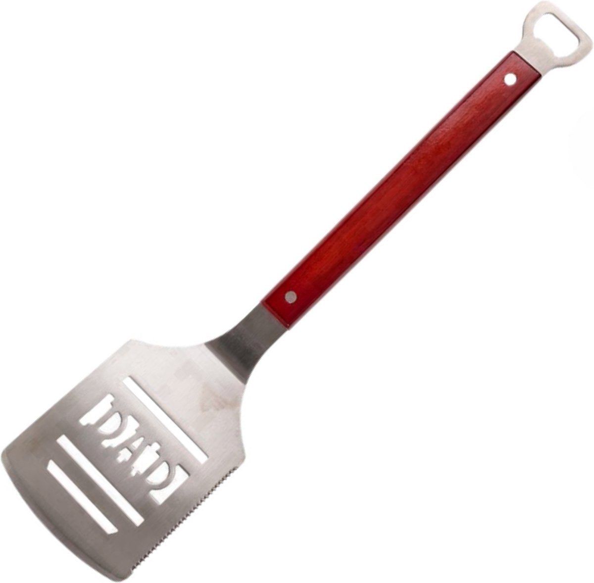 Metalen grill en spatel met flesopener - BBQ - Spatel