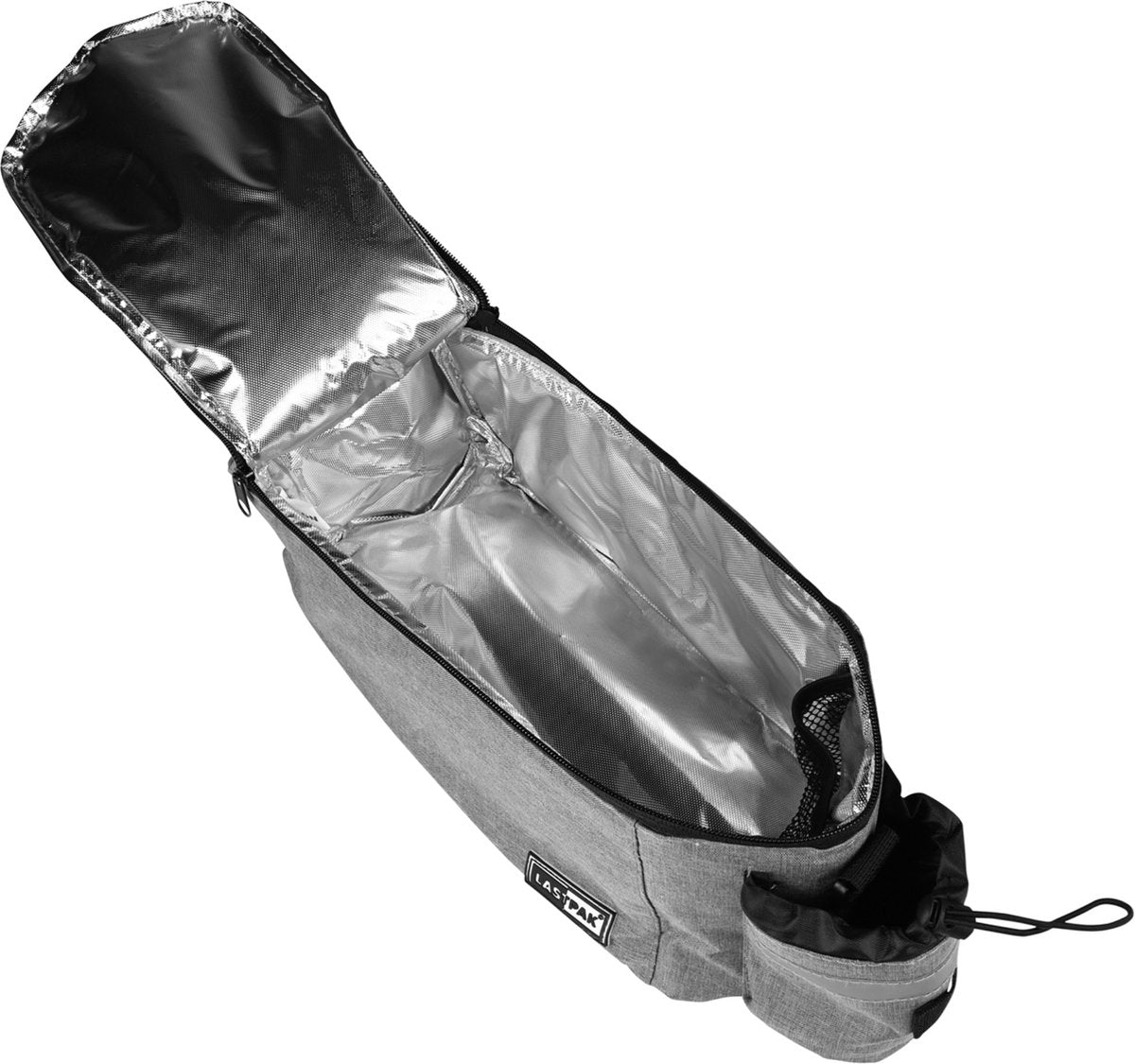 Lastpak Fiets Koeltas - 38 x 15.5 x 16 cm - 7 liter - Belastbaar tot 6 kilo - Grijs