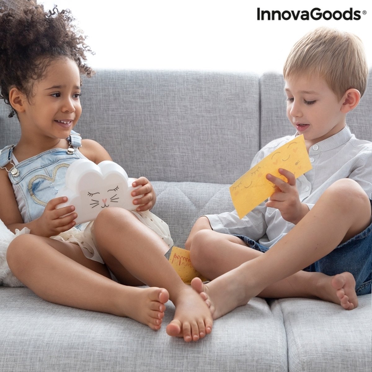 Nachtlamp - Lamp met Regenboogprojector en Stickiers Claibow