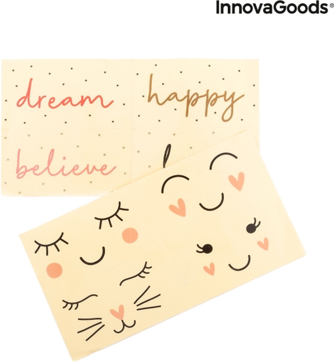 Nachtlamp - Lamp met Regenboogprojector en Stickiers Claibow